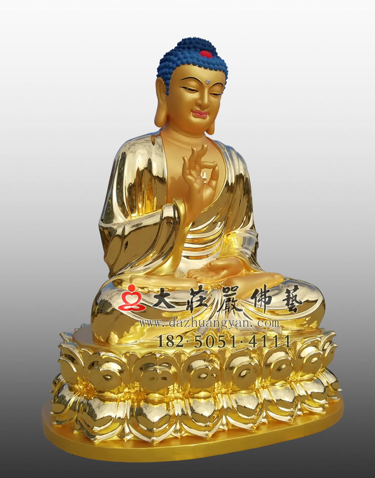 贴金不空成就佛